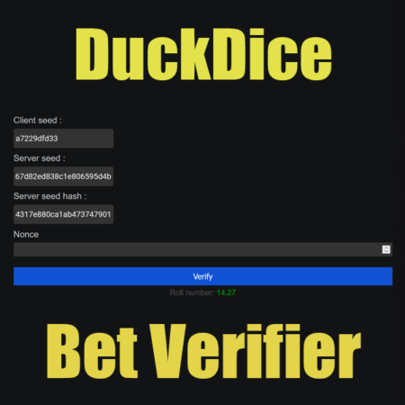 DuckDice Bet Verifier